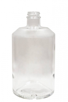 Hella-Klarglasflasche 500ml weiss, Mündung GPI28  Lieferung ohne Verschluss, bei Bedarf bitte separat bestellen.